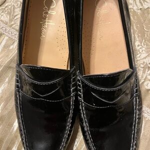 Cole Haan Shiny Black Loafers